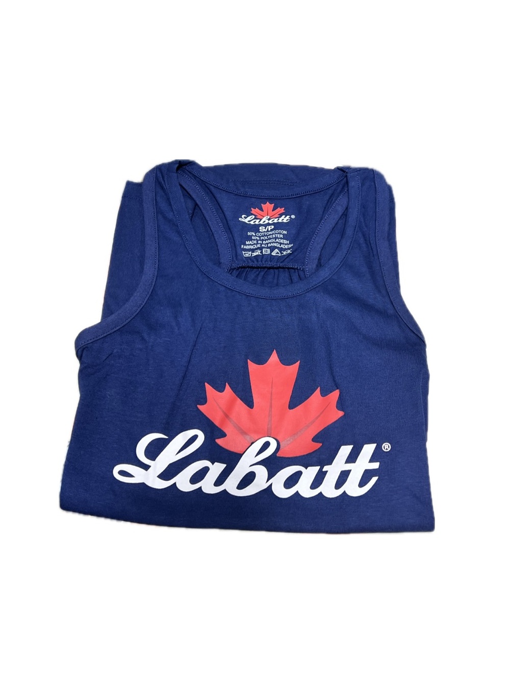 Women's Navy Blue Logo Tank Top